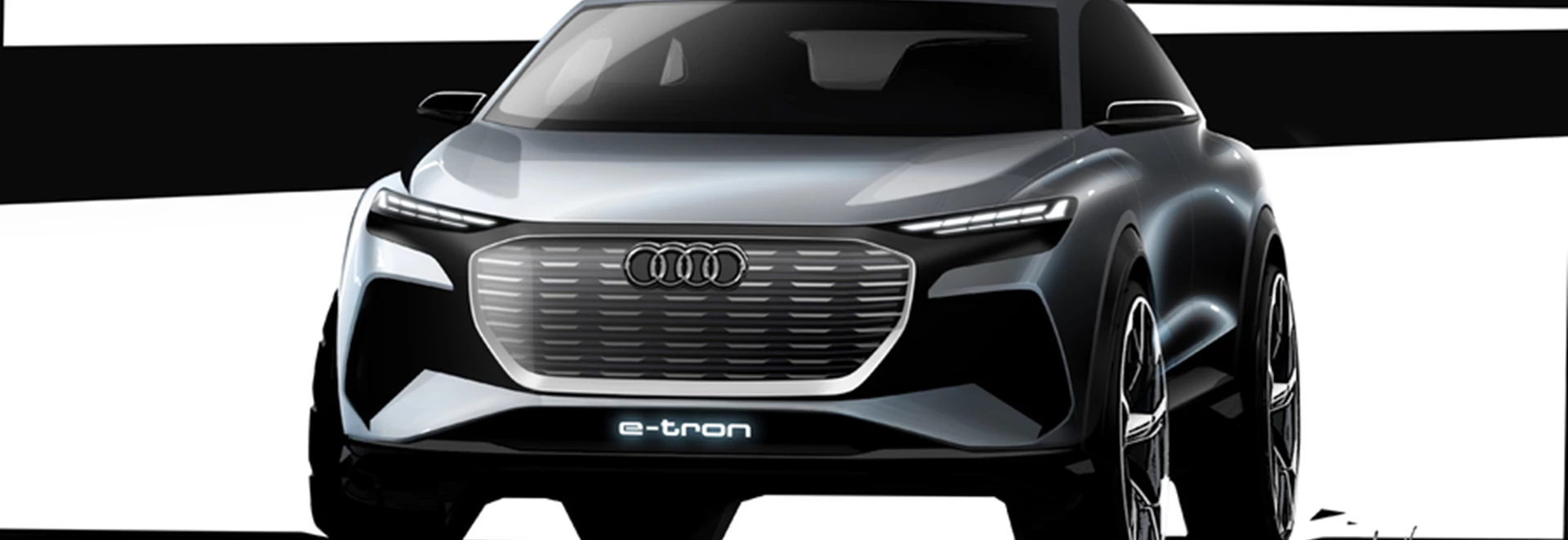 Audi Q4 e-tron teased before debut at Geneva Motor Show